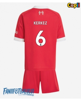 Liverpool Milos Kerkez #6 Echipament de Fotbal Replică 2025-26 Copii Acasa (+ Șorturi)